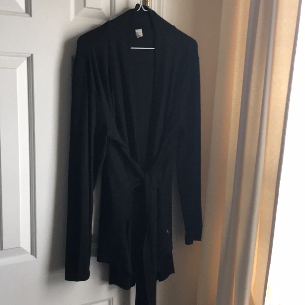 Black Tie Front cardigan